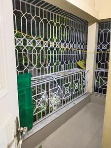 Balcony Image of 900 Sq.ft 2 BHK Apartment / Flat for rent in Moore Avenue Apartment, Ashok Nagar Kolkata for Rs. 25000