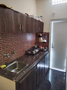 Kitchen Image of 700 Sq.ft 1 BHK Apartment / Flat for rent in Begumpet Hyderabad for Rs. 15000