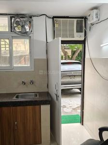 Kitchen Image of 250 Sq.ft 1 RK Independent House for rent in Sector 29 Noida for Rs. 15000