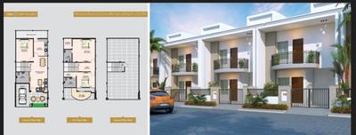 Image of 1750 Sq.ft 3 BHK Duplex for sale in Sapphire Majestic, Jatkhedi, Bhopal for Rs. 11550000