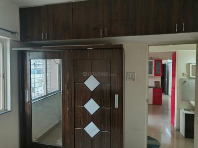 Bedroom Image of 620 Sq.ft 1 BHK Apartment / Flat for rent in Goel Ganga Niwas, Dhanori Pune for Rs. 15500