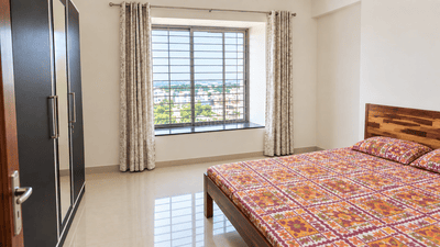 Bedroom Image of 1240 Sq.ft 2 BHK Apartment / Flat for rent in Ayodhya Heights, Sangam Nagar Indore for Rs. 25000