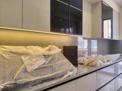 Kitchen Image of 685 Sq.ft 1 BHK Builder Floor for rent in DLF Phase 3 Gurgaon for Rs. 35500