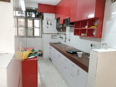 Kitchen Image of 1000 Sq.ft 2 BHK Apartment / Flat for rent in Patparganj New Delhi for Rs. 38000