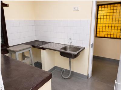 Kitchen Image of 1250 Sq.ft 2 BHK Builder Floor for rent in Dhakuria Kolkata for Rs. 20000