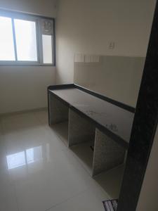 Kitchen Image of 700 Sq.ft 2 BHK Apartment / Flat for rent in Runwal Sanctuary, Mulund West Mumbai for Rs. 55000