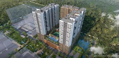 Image of 888 Sq.ft 3 BHK Apartment / Flat for sale in Joka, Kolkata for Rs. 9800000