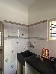 Kitchen Image of 1000 Sq.ft 2 BHK Builder Floor for rent in Hebbal Kempapura Bengaluru for Rs. 25000