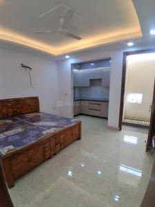 Bedroom Image of 625 Sq.ft 2 BHK Builder Floor for rent in Rajpur Khurd Extension New Delhi for Rs. 23000