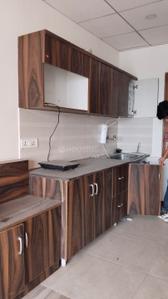 Kitchen Image of 600 Sq.ft 1 RK Apartment / Flat for rent in Paramount Pine And Oak Studio, Surajpur Greater Noida for Rs. 14000