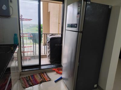 Kitchen Image of 650 Sq.ft 1 BHK Apartment / Flat for rent in Long Island, Charholi Budruk Pune for Rs. 22000