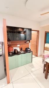 Kitchen Image of 1944 Sq.ft 3 BHK Apartment / Flat for rent in Anikedhya Atlantis, Chandkheda Ahmedabad for Rs. 35000