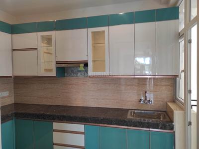 Kitchen Image of 1000 Sq.ft 2 BHK Apartment / Flat for rent in Omaxe The Palace, Gomti Nagar Lucknow for Rs. 26000