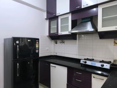 Kitchen Image of 1050 Sq.ft 2 BHK Apartment / Flat for rent in Eshwari Oak Dale, JP Nagar Bengaluru for Rs. 34000