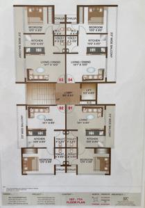 Image of 760 Sq.ft 1 BHK Apartment / Flat for sale in Ghansoli, Navi Mumbai for Rs. 6460000
