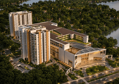 Image of 2754 Sq.ft 4 BHK Apartment / Flat for sale in Prestige Cityscape, Maradu, Kochi for Rs. 30000000