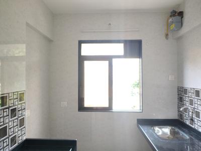 Kitchen Image of 480 Sq.ft 1 BHK Apartment / Flat for rent in Bhakti Park, Kasarvadavali Thane for Rs. 18500