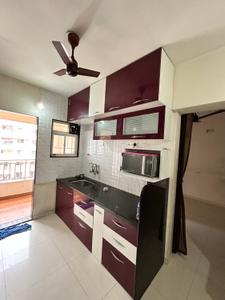 Kitchen Image of 672 Sq.ft 2 BHK Apartment / Flat for rent in Ashtavinayak City, Fursungi Pune for Rs. 24000