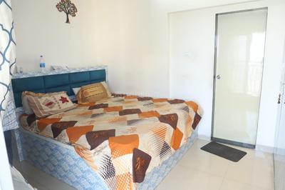 Bedroom Image of 1500 Sq.ft 3 BHK Apartment / Flat for rent in Sunrise Glory, Shilphata Thane for Rs. 45000