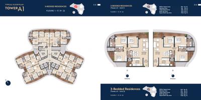 Image of 1278 Sq.ft 3 BHK Apartment / Flat for sale in Patia, Bhubaneswar for Rs. 12185400