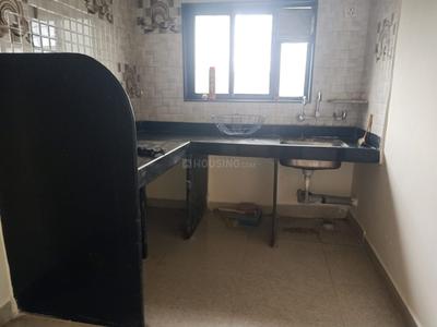 Kitchen Image of 700 Sq.ft 1 BHK Apartment / Flat for rent in Dhanori Pune for Rs. 14000