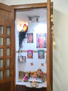 Pooja Room Image of 1650 Sq.ft 4 BHK Villa for rent in Bluejay Nine Forum, Vittasandra Bengaluru for Rs. 42000