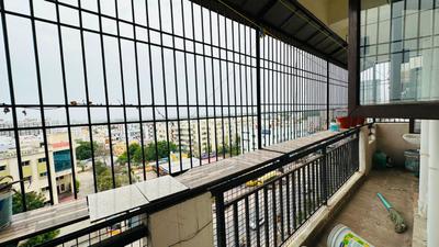 Balcony Image of 800 Sq.ft 2 BHK Apartment / Flat for sale in Nagole Hyderabad for Rs. 4200000