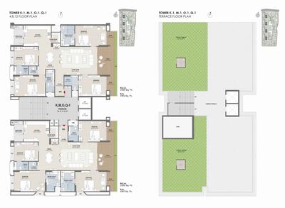 Image of 2743 Sq.ft 3 BHK Apartment / Flat for sale in Vesu, Surat for Rs. 17280900