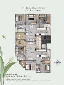 Image of 1350 Sq.ft 3 BHK Apartment / Flat for sale in Manish Nagar, Nagpur for Rs. 7800000