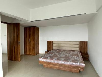 Bedroom Image of 1500 Sq.ft 3 BHK Apartment / Flat for rent in Pinnacle D Dreams, Nipania Indore for Rs. 40000