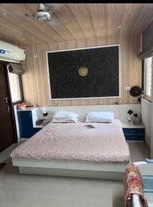 Bedroom Image of 1980 Sq.ft 3 BHK Apartment / Flat for rent in Iris Blueiris II, Vastral Ahmedabad for Rs. 30000
