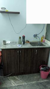 Kitchen Image of 300 Sq.ft 1 RK Apartment / Flat for rent in Begur Bengaluru for Rs. 10000
