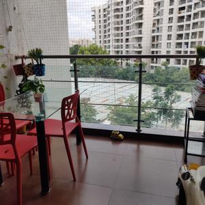 Balcony Image of 1540 Sq.ft 2.5 BHK Apartment / Flat for sale in Pride Purple Park Titanium, Wakad Pune for Rs. 27500000