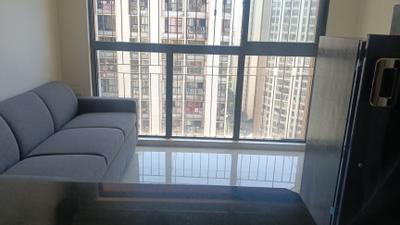Living Room Image of 450 Sq.ft 1 BHK Apartment / Flat for rent in Lodha Quality Home Tower 6, Thane West Thane for Rs. 27000
