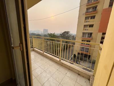Balcony Image of 1750 Sq.ft 3 BHK Apartment / Flat for rent in New Town Kolkata for Rs. 31000