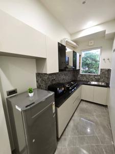 Kitchen Image of 590 Sq.ft 1 BHK Apartment / Flat for rent in Rohan Vasantha Apartment, Munnekollal Bengaluru for Rs. 18000