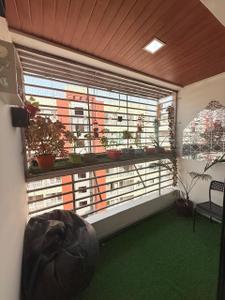 Balcony Image of 1500 Sq.ft 3 BHK Apartment / Flat for rent in Satya Prakash Nice Space, Gandhinagar Bhopal for Rs. 20000