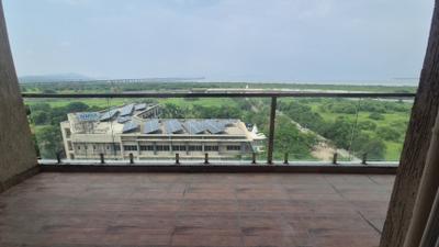 Balcony Image of 1900 Sq.ft 3 BHK Apartment / Flat for rent in Shreenathji Delta Riviera, Ulwe Navi Mumbai for Rs. 78000