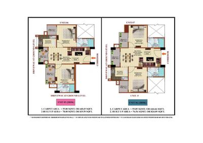Image of 885 Sq.ft 1 BHK Apartment / Flat for sale in Vinayakkripa Vinayak Central Park At Shervani Legacy Phase 2, Dhoomanganj, Allahabad for Rs. 4200000