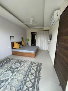 Bedroom Image of 750 Sq.ft 1 BHK Builder Floor for rent in Sector 46 Gurgaon for Rs. 32000