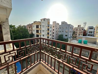 Balcony Image of 900 Sq.ft 2 BHK Builder Floor for rent in New Town Kolkata for Rs. 20000
