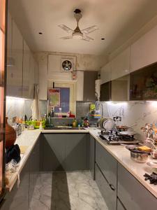 Kitchen Image of 1200 Sq.ft 3 BHK Apartment / Flat for rent in Janakpuri New Delhi for Rs. 45000