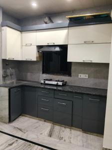 Kitchen Image of 450 Sq.ft 1 BHK Builder Floor for rent in Shastri Nagar New Delhi for Rs. 21000