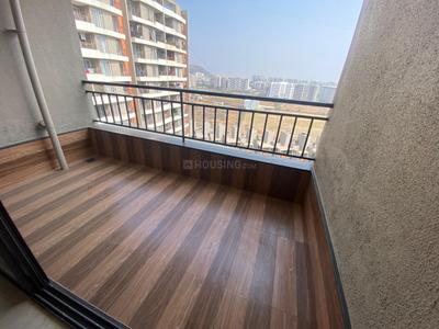 Balcony Image of 1100 Sq.ft 2 BHK Apartment / Flat for rent in Mantra Montana, Dhanori Pune for Rs. 26000