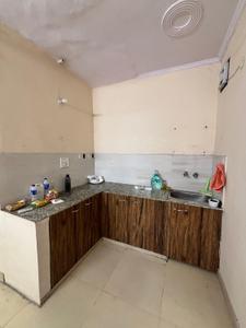 Kitchen Image of 500 Sq.ft 1 BHK Builder Floor for rent in Ramesh Nagar New Delhi for Rs. 17000