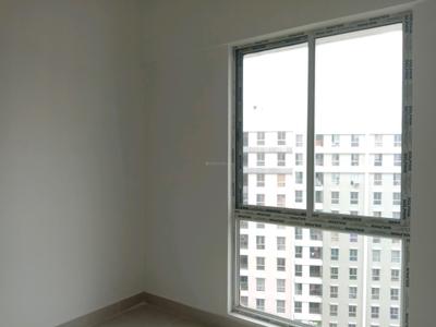 Bedroom Image of 690 Sq.ft 3 BHK Apartment / Flat for rent in Shapoorji Pallonji Shukhobrishti, New Town Kolkata for Rs. 18000