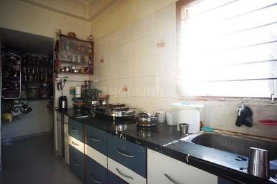 Kitchen Image of 1585 Sq.ft 3 BHK Apartment / Flat for sale in  Anurag Residency, Memnagar Ahmedabad for Rs. 8500000