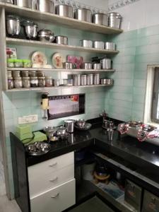 Kitchen Image of 444 Sq.ft 1 BHK Independent House for sale in Mulund West Mumbai for Rs. 6000000