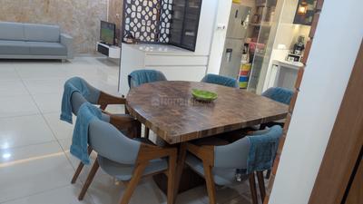 Living Room Image of 2238 Sq.ft 3 BHK Apartment / Flat for rent in Shivalik Green View, Shantigram Ahmedabad for Rs. 110000