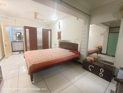 Bedroom Image of 1500 Sq.ft 3 BHK Apartment / Flat for sale in Akota Vadodara for Rs. 6000000